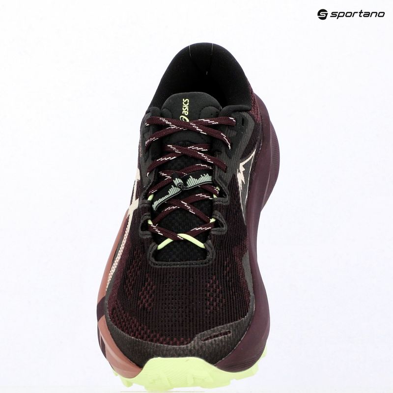 Moteriški bėgimo batai ASICS Trabuco 14 black/dark aubergine 16