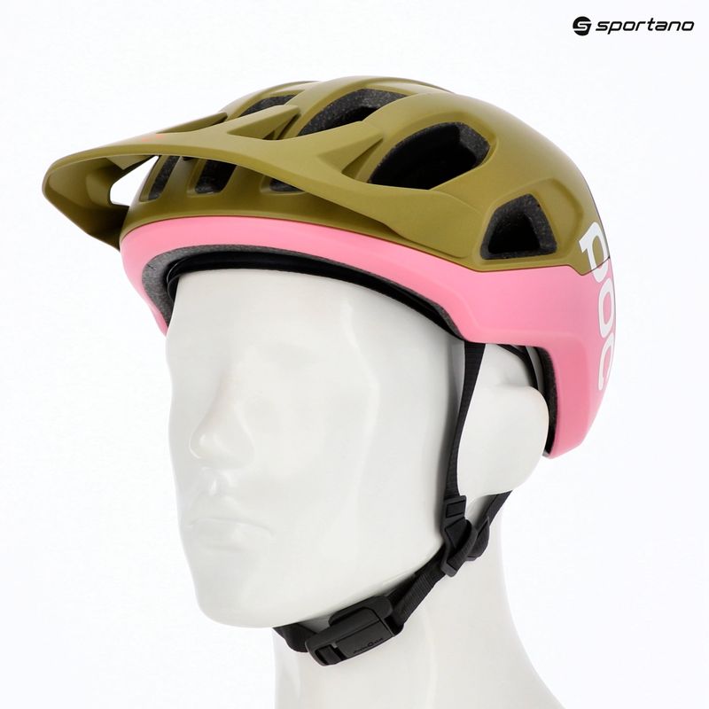 Dviračio šalmas POC Cularis olivine green matt/thulite pink matt 6