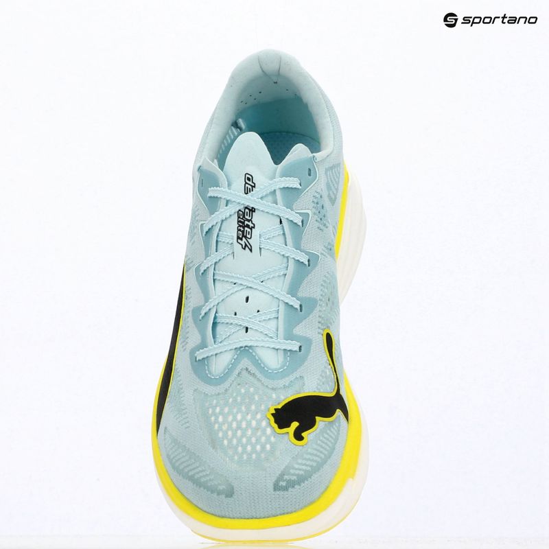 Vyriški bėgimo batai Puma Deviate Nitro Elite 4 Fresh Water/Lemon Crush/Puma Black 13