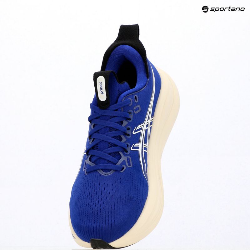 Vyriški bėgimo batai ASICS Gel-Nimbus 28 prussian blue/cream 16