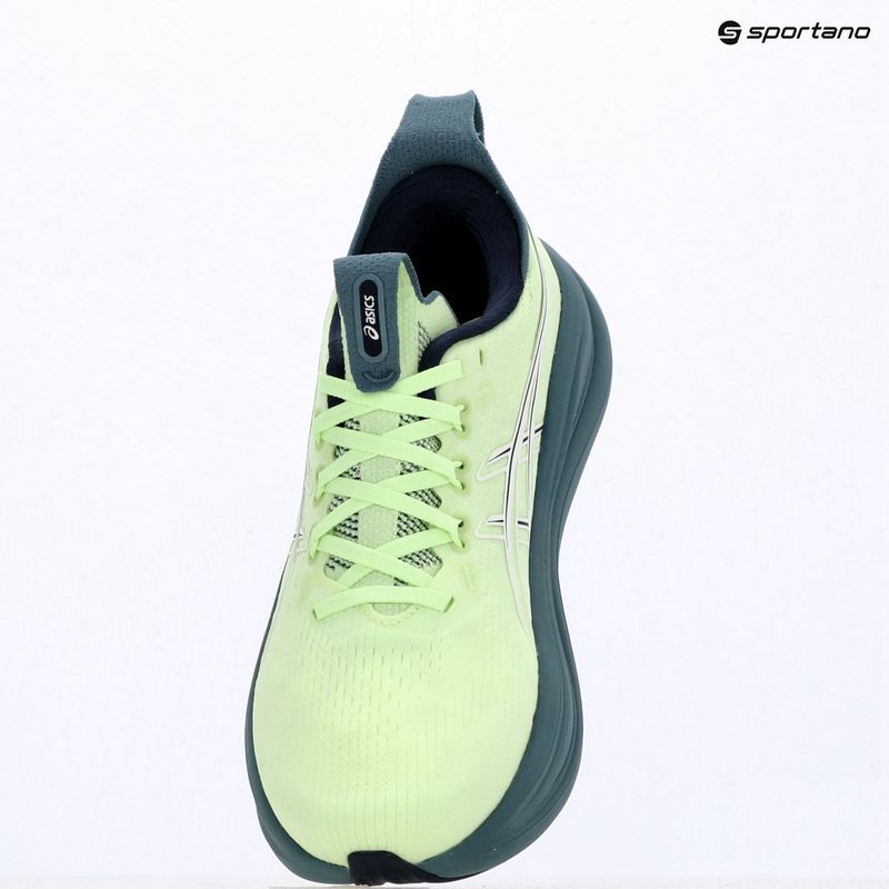 Vyriški bėgimo batai ASICS Gel-Nimbus 28 illuminate yellow/foggy teal 16