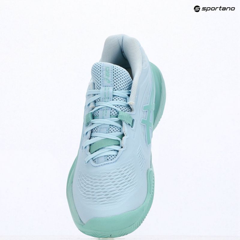 Moteriški teniso bateliai ASICS Gel-Resolution X Clay light blue/oasis green 14