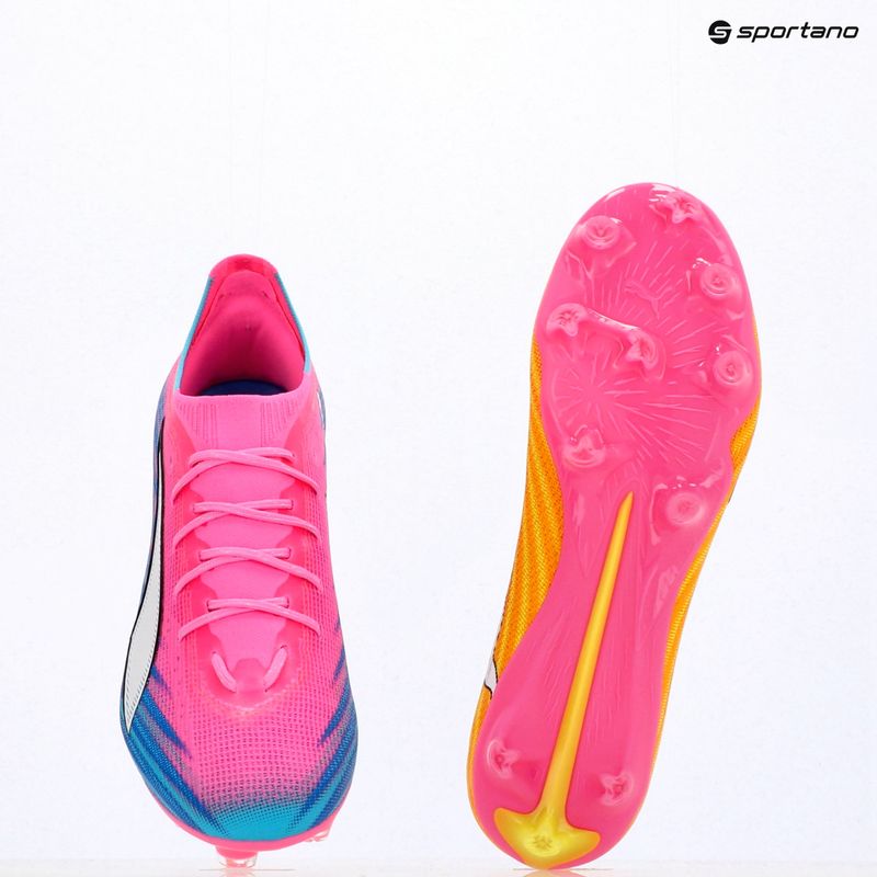 Futbolo batai PUMA Ultra 6 Pro FG/AG poison pink/puma white/sunstream/bright aqua/puma black 17