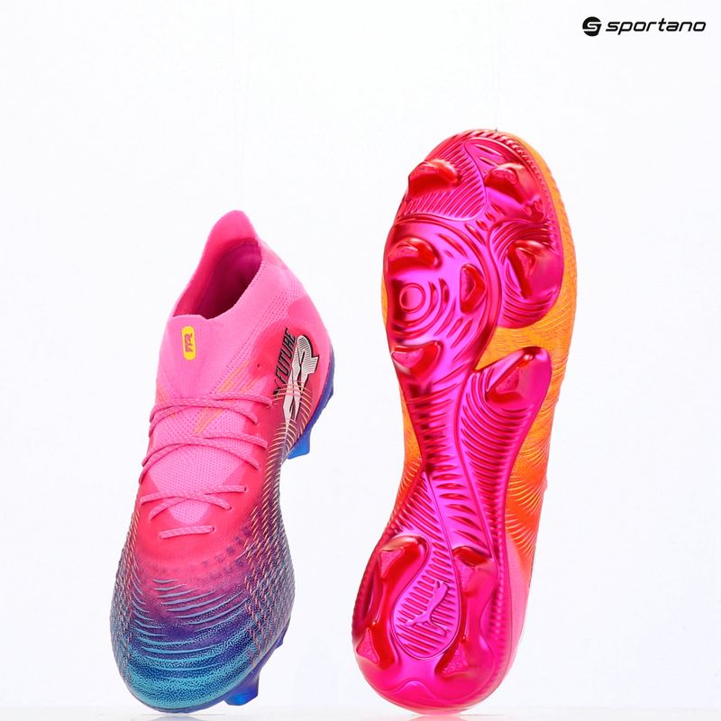 Futbolo batai PUMA Future 9 Ultimate FG poison pink/puma wht/sun stream/bright aqua/puma blk 15