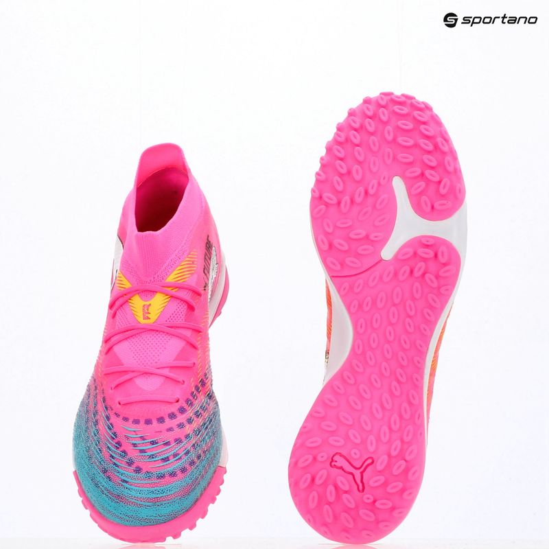 Futbolo batai PUMA Future 9 Match TT poison pink/puma wht/sun stream/bright aqua/puma blk 17