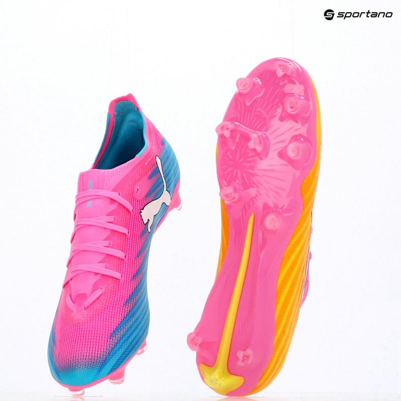 Futbolo batai PUMA Ultra 6 Match FG/AG poison pink/puma white/sun stream/bright aqua/puma black 9