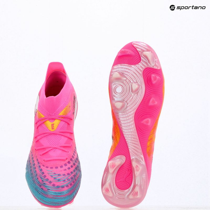 Futbolo batai PUMA Future 9 Match FG/AG poison pink/puma white/sun stream/bright aqua/puma black 14