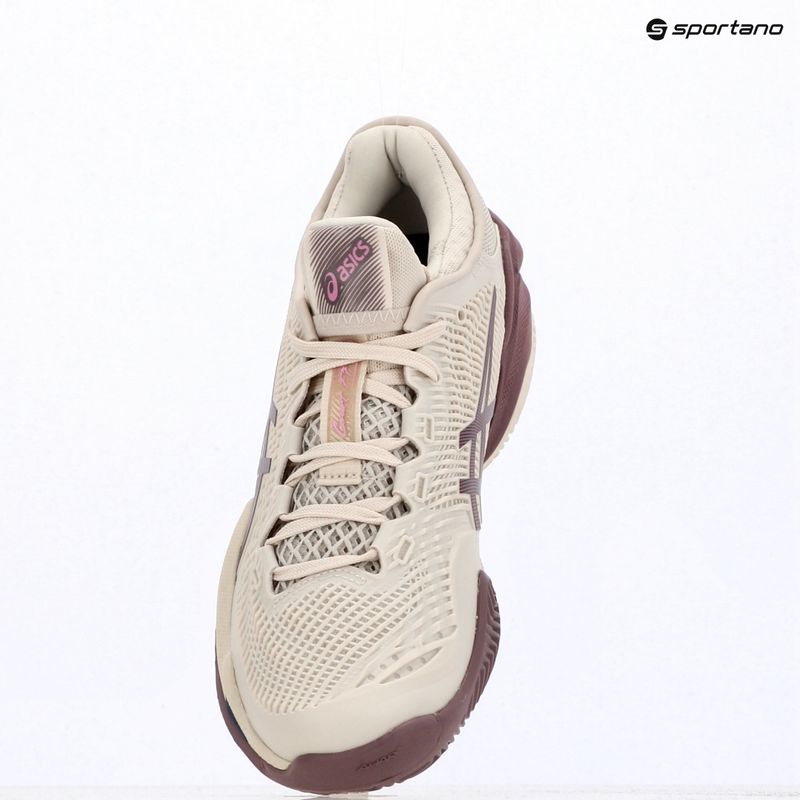 Moteriški teniso bateliai ASICS Court FF 3 Clay soft oat/dusty mauve 9