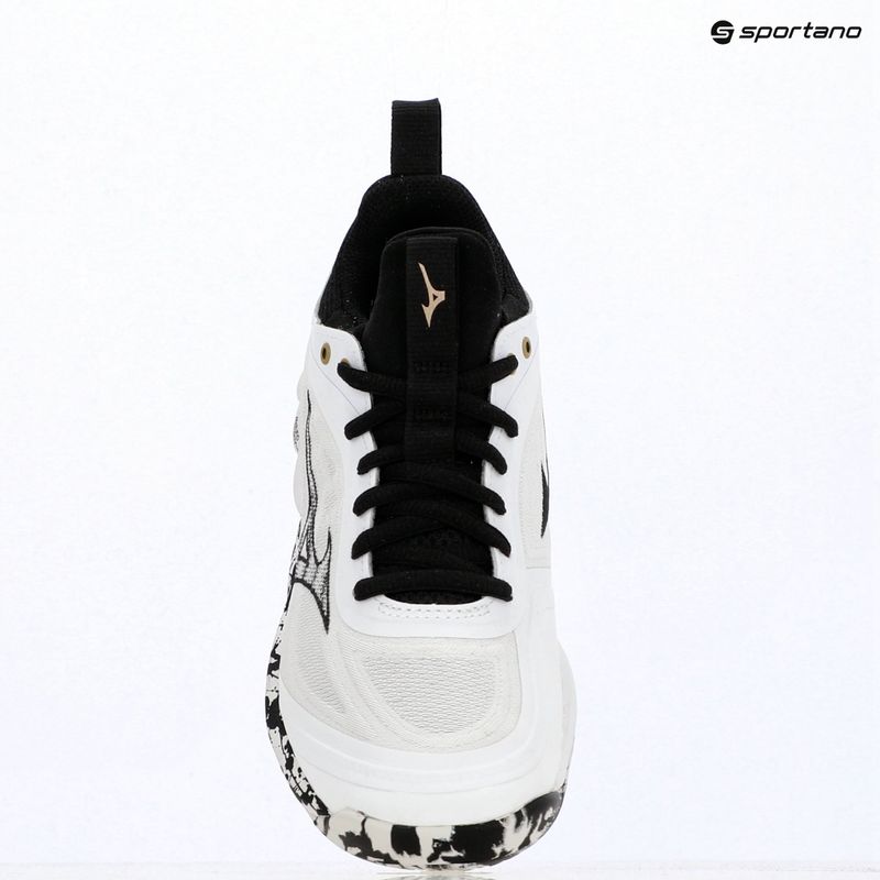 Tinklinio bateliai Mizuno Wave Luminous 3 white/black/ge gold 9