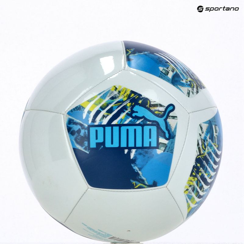 PUMA MCFC ftblNRGY blazing blue/bright aqua 5 dydžio futbolo kamuolys 4