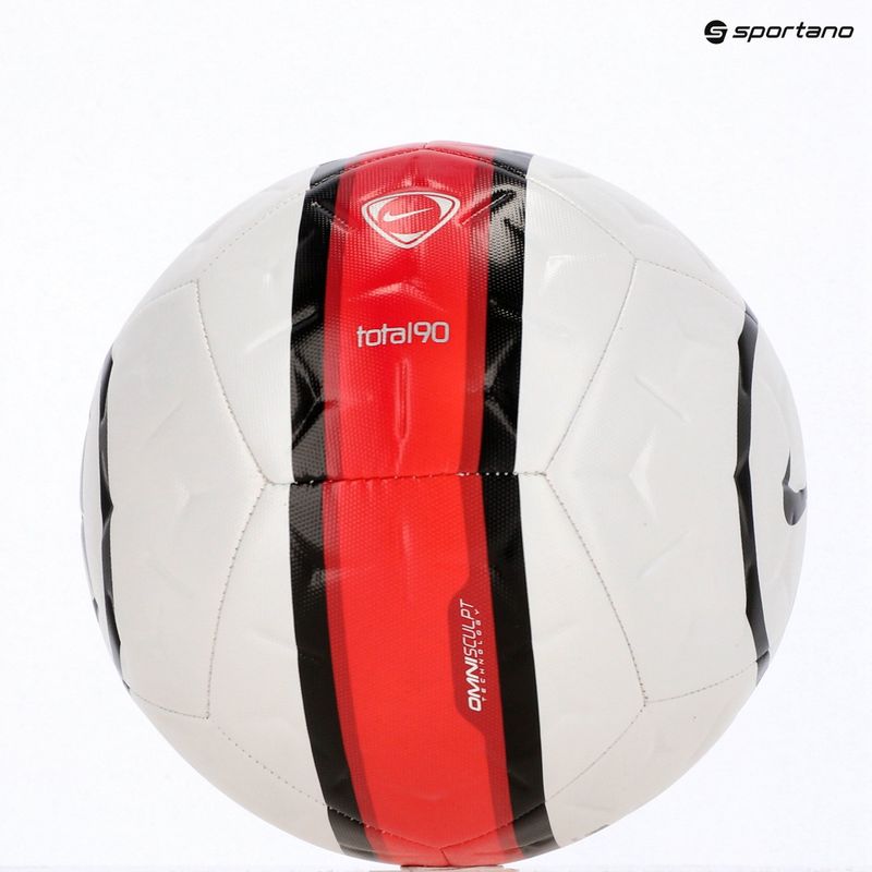 Futbolo kamuolys Nike Academy Total 90 white/black/red/black dydis 5 7