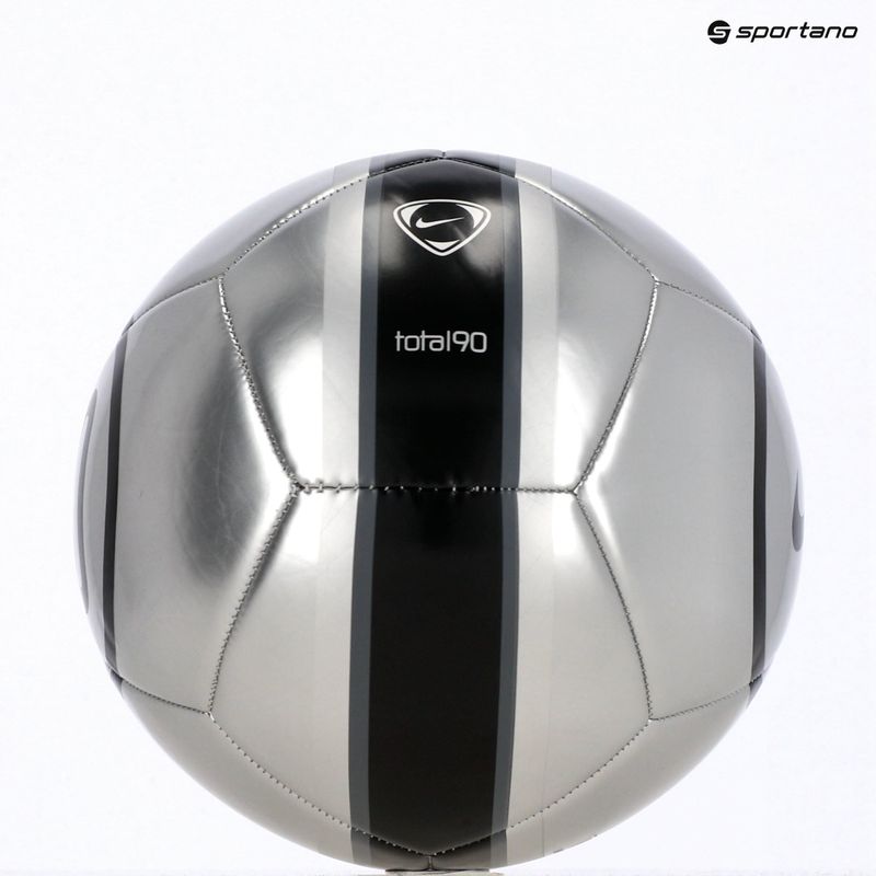 Futbolo kamuolys Nike Academy T90 Metallic '26 metallic silver/black/black dydis 5 5