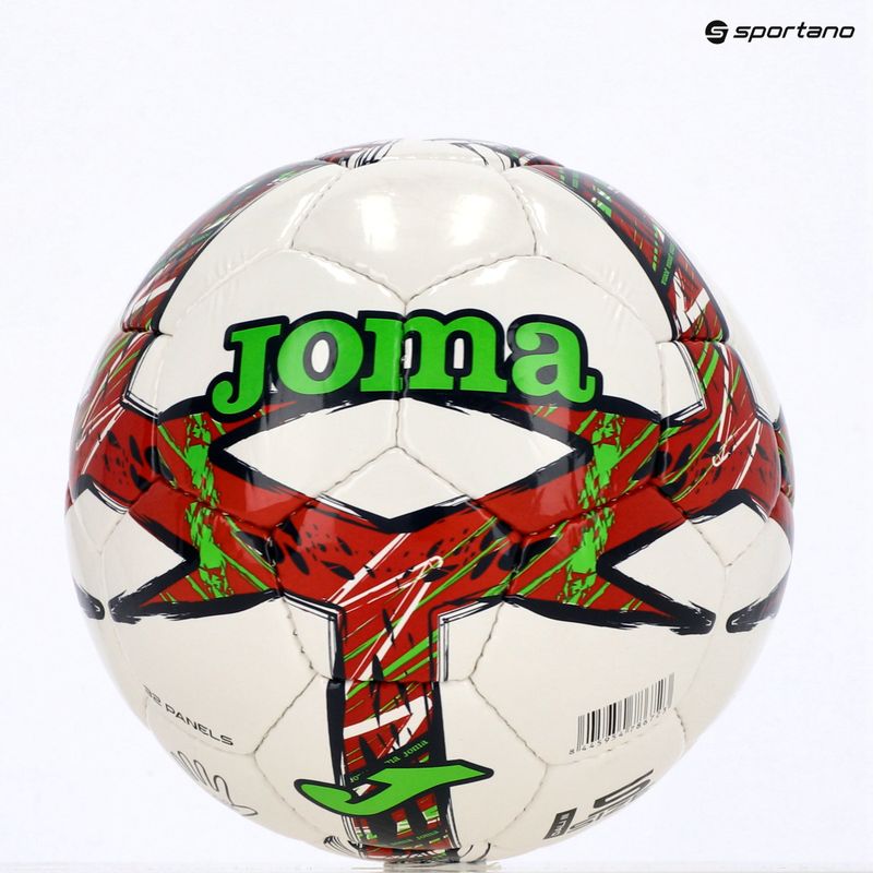 Futbolo kamuolys Joma Dali III red/fluor green dydis 5 7