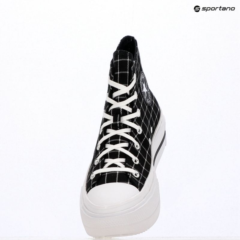 Moteriški sportbačiai Converse Chuck Taylor All Star Lift Double Stack Hi black/white 9
