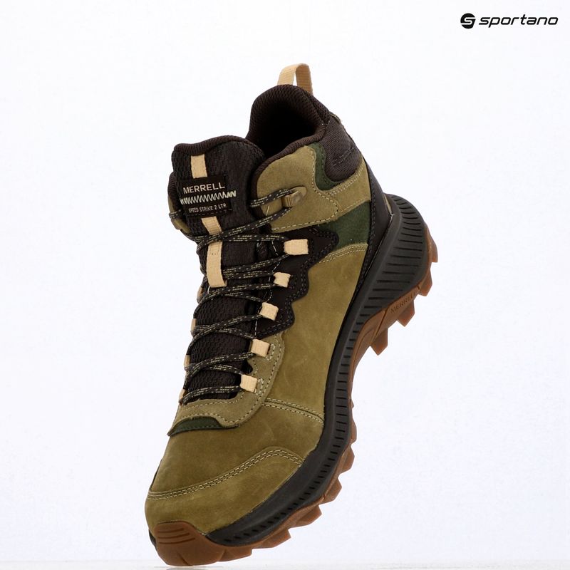 Vyriški turistiniai batai Merrell Speed Strike 2 Leather Mid Khaki 9