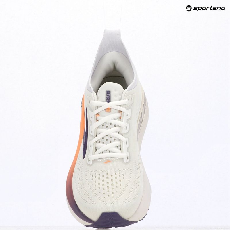 Moteriški bėgimo batai Brooks Glycerin GTS 23 white/mulled grape/clear 9