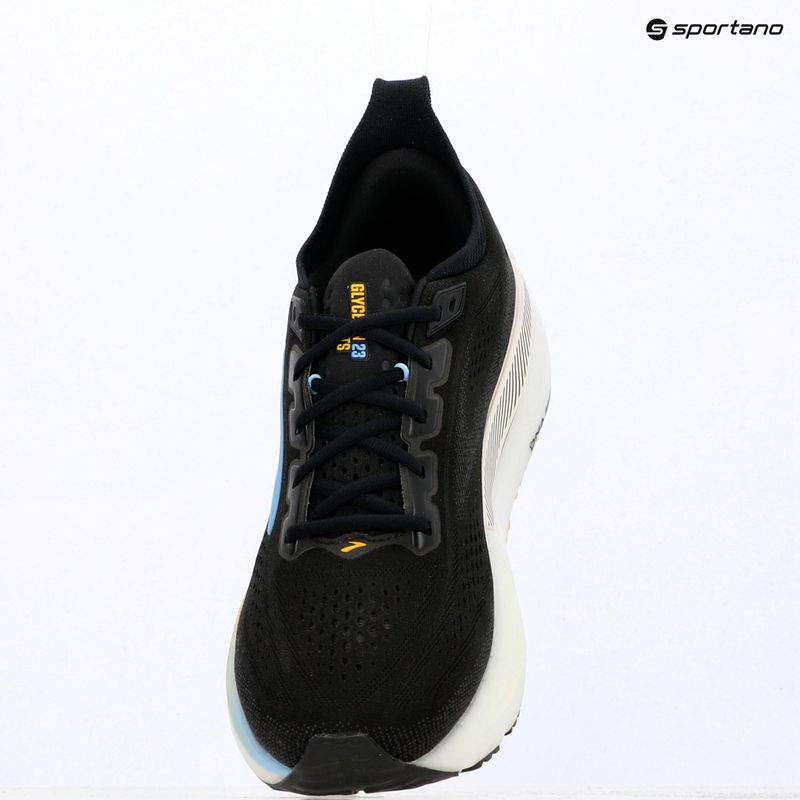 Vyriški bėgimo batai Brooks Glycerin GTS 23 black/cyber yellow/nightlife 9