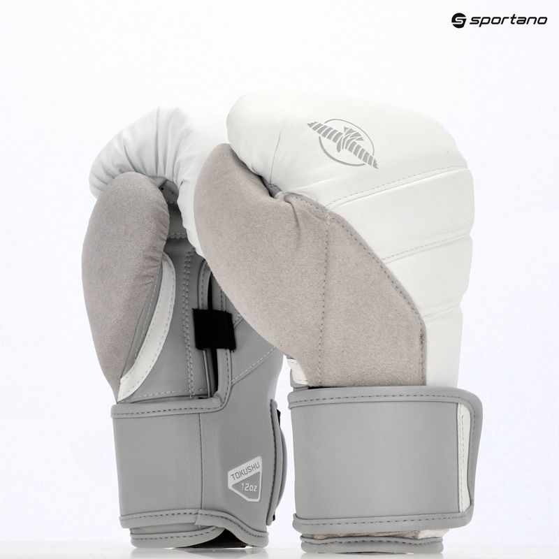 Bokso pirštinės Hayabusa T3 white/grey 8