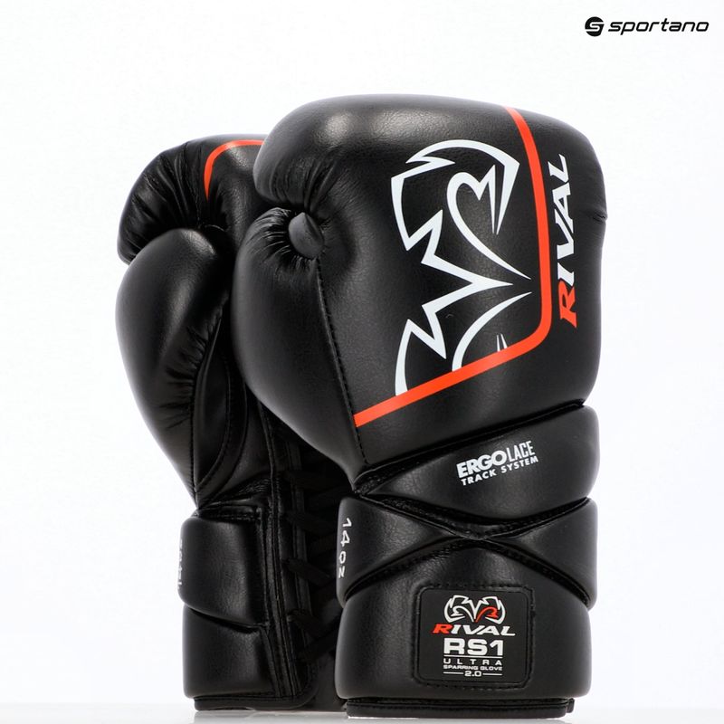 Bokso pirštinės Rival RS1 Ultra Sparring 2.0 black 14