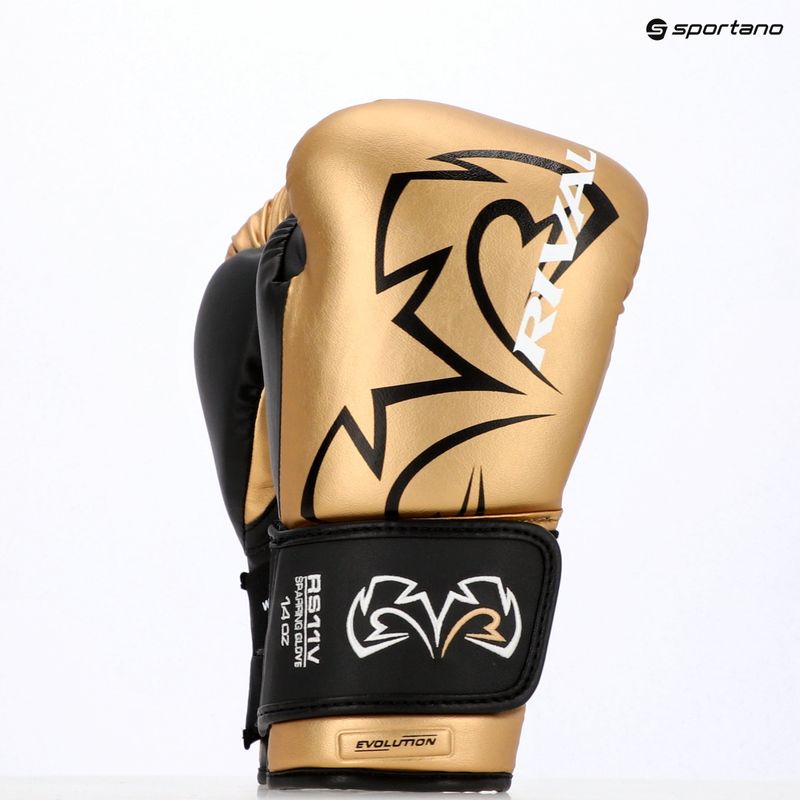 Bokso pirštinės Rival RS11V Evolution gold 14