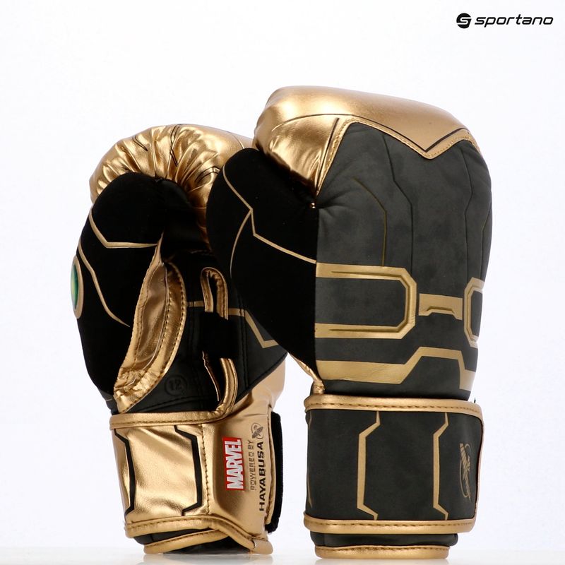 Bokso pirštinės Hayabusa Marvel's Thanos gold/black 17