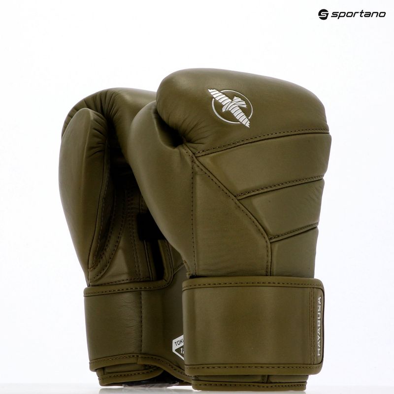 Bokso pirštinės Hayabusa T3 Kanpeki olive green 14