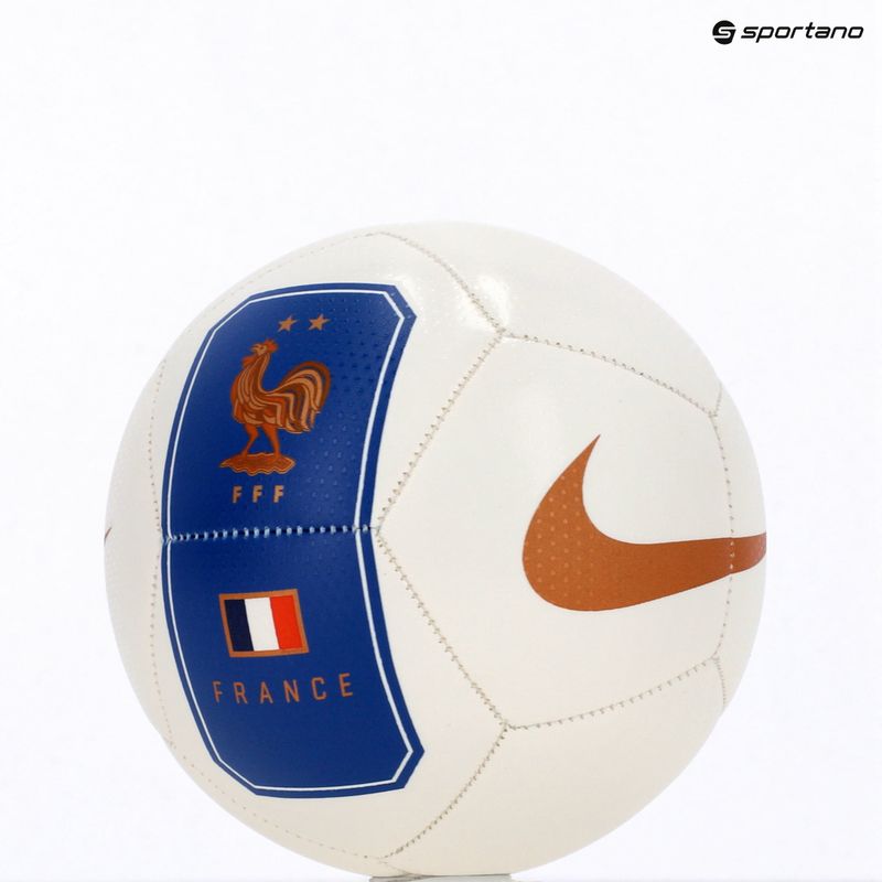 Mini futbolo kamuolys Nike Skills France white size 1 5