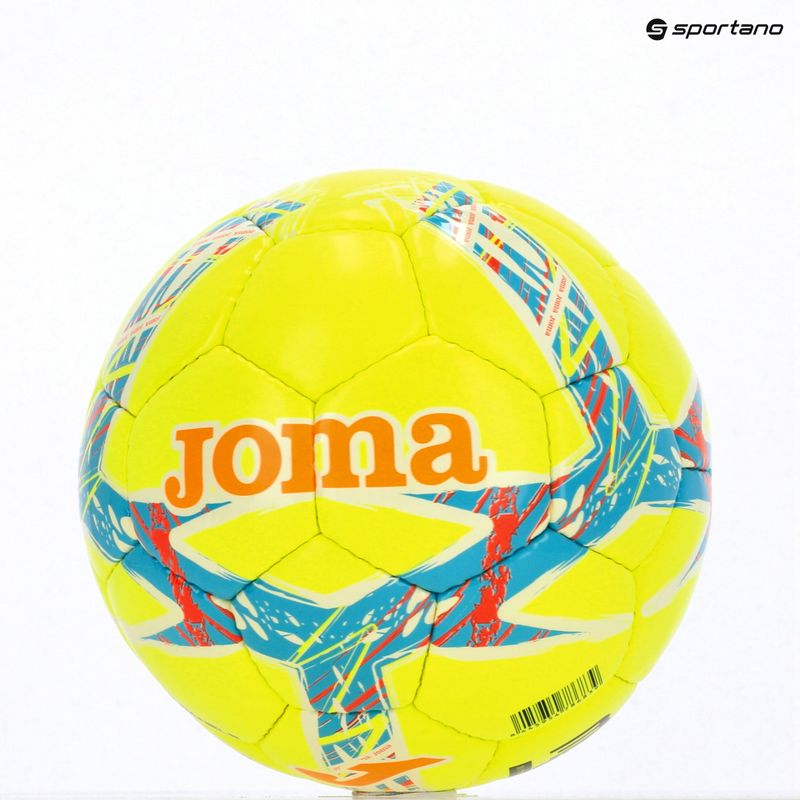 Futbolo kamuolys Joma Dali III yellow/fluor turquoise dydis 3 7