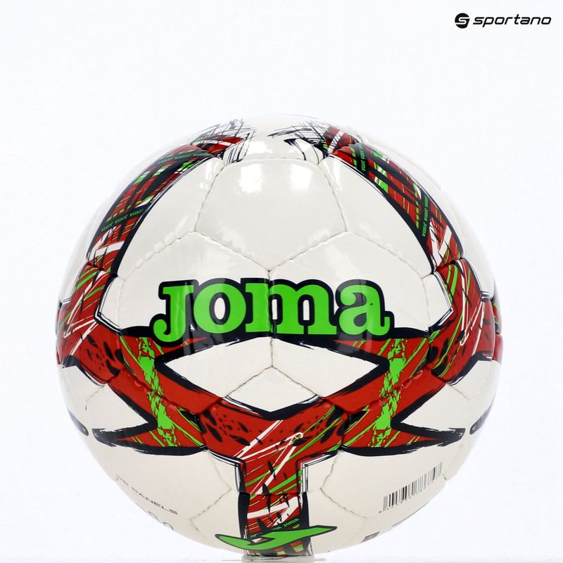 Futbolo kamuolys Joma Dali III flour turquoise/flour coral dydis 3 7
