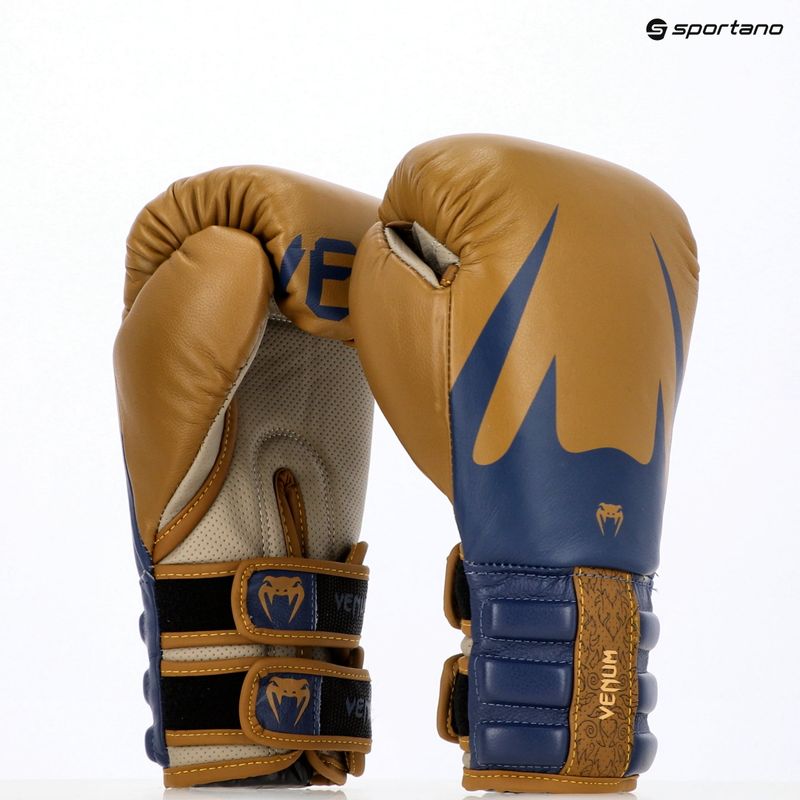 Bokso pirštinės Venum Reverso Boxing emerald green/gold 7