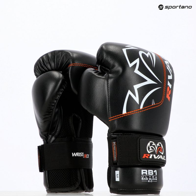 Bokso pirštinės Rival RB1 Ultra Bag 2.0 black 9