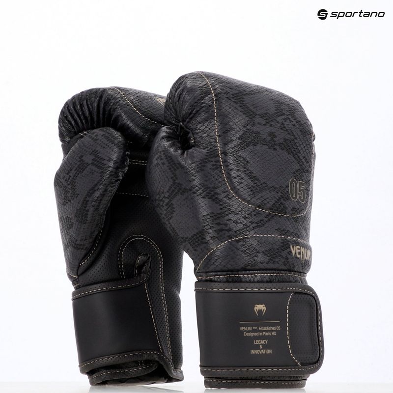 Bokso pirštinės Venum Impact Evo Scales Boxing dark purple 6