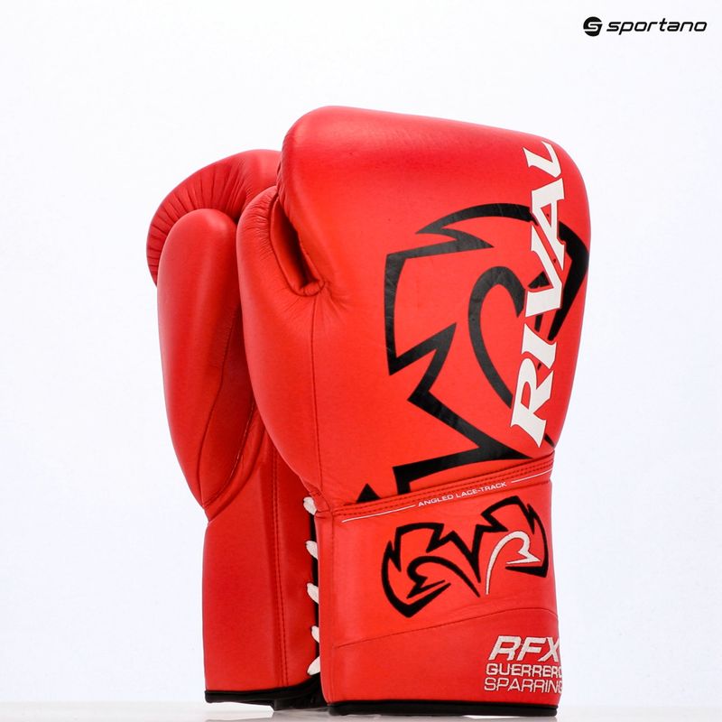 Bokso pirštinės Rival RFX-Guerrero Sparring-HDE-F red 5