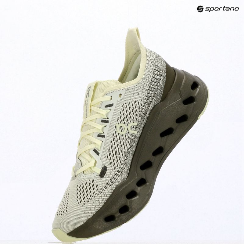 Moteriški bėgimo batai On Cloudsurfer Max seedling/olive 9