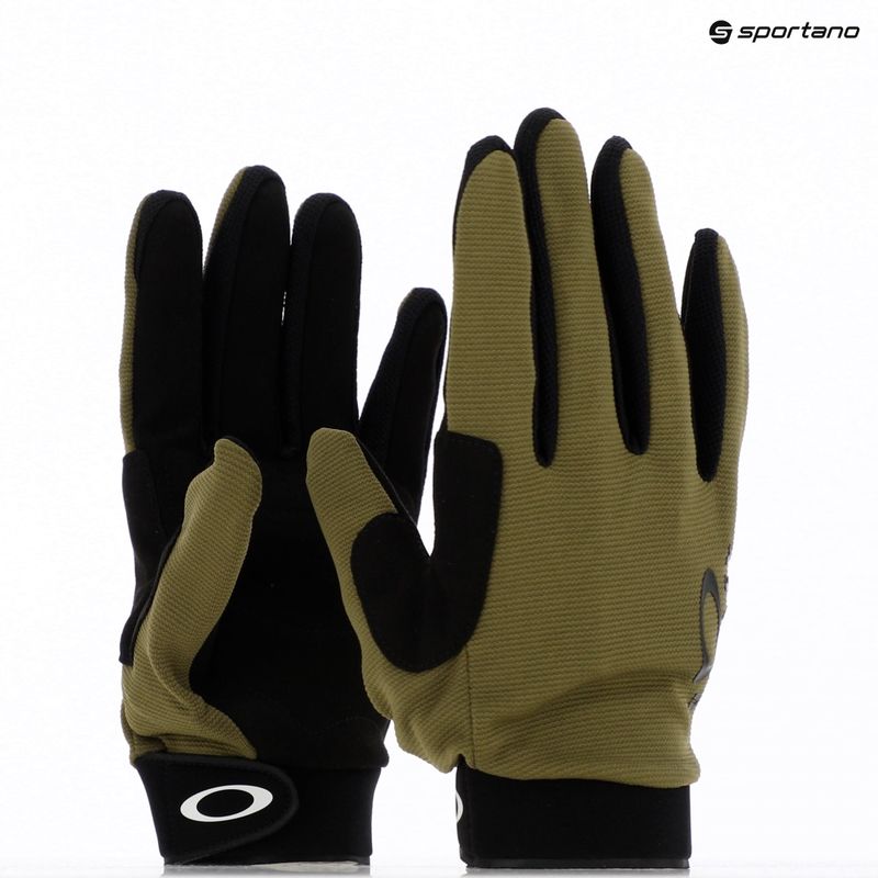 Dviračių pirštinės Oakley Seeker MTB army green 5