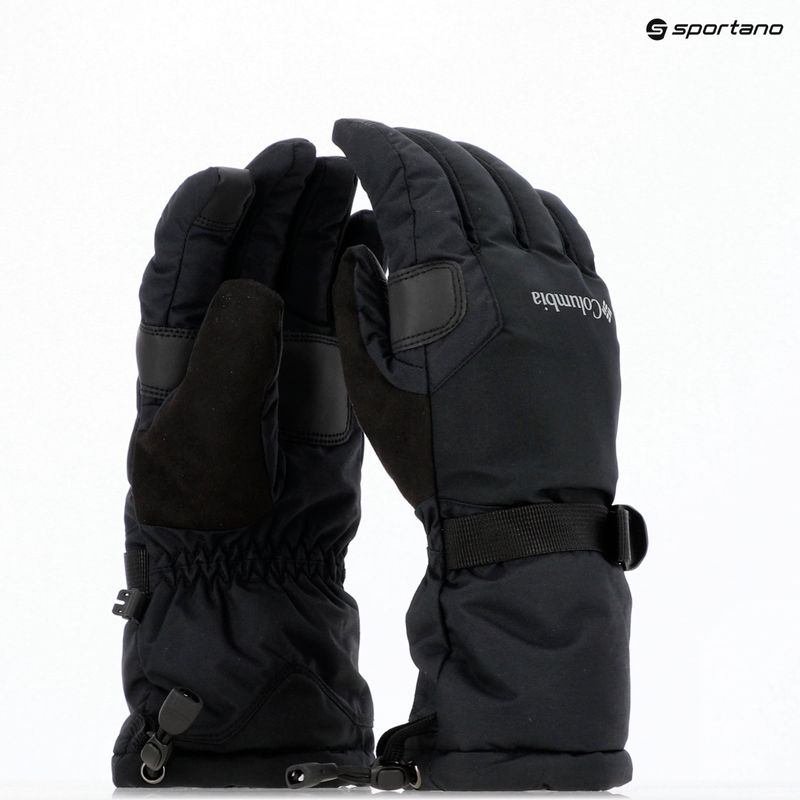 Vyriškos žygio pirštinės Columbia Arctic Slope Sleeker black 9