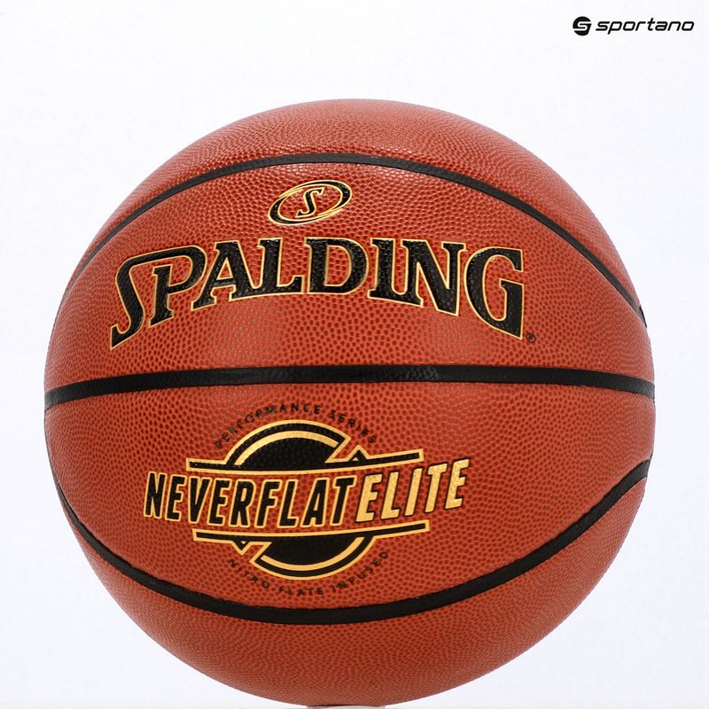 Spalding NeverFlat Elite krepšinio kamuolys 76573Z dydis 7 5