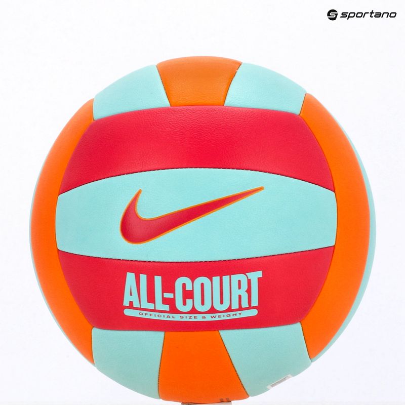 Tinklinio kamuolys Nike All Court Volleyball bright ceramic/bleached turq/rush pink dydis 5 6
