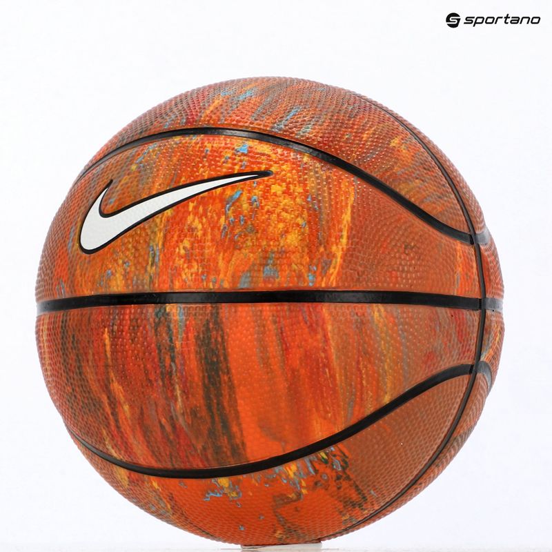 Vaikiškas krepšinio kamuolys Nike Skills Next Nature multicolor/amber/black/white 6