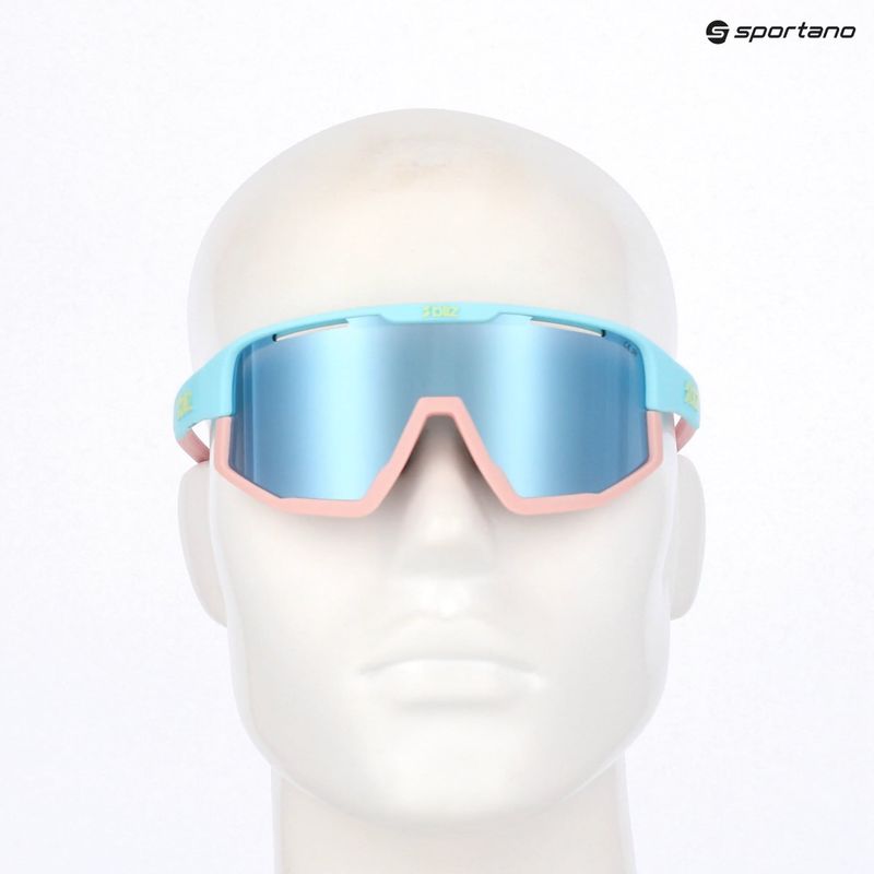 Akiniai nuo saulės Bliz Fusion Small matt pastel blue/smoke/ice blue multi 8