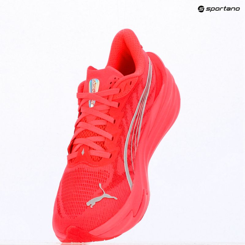 Moteriški bėgimo batai PUMA Deviate Nitro 4 ultra red/puma silver 20