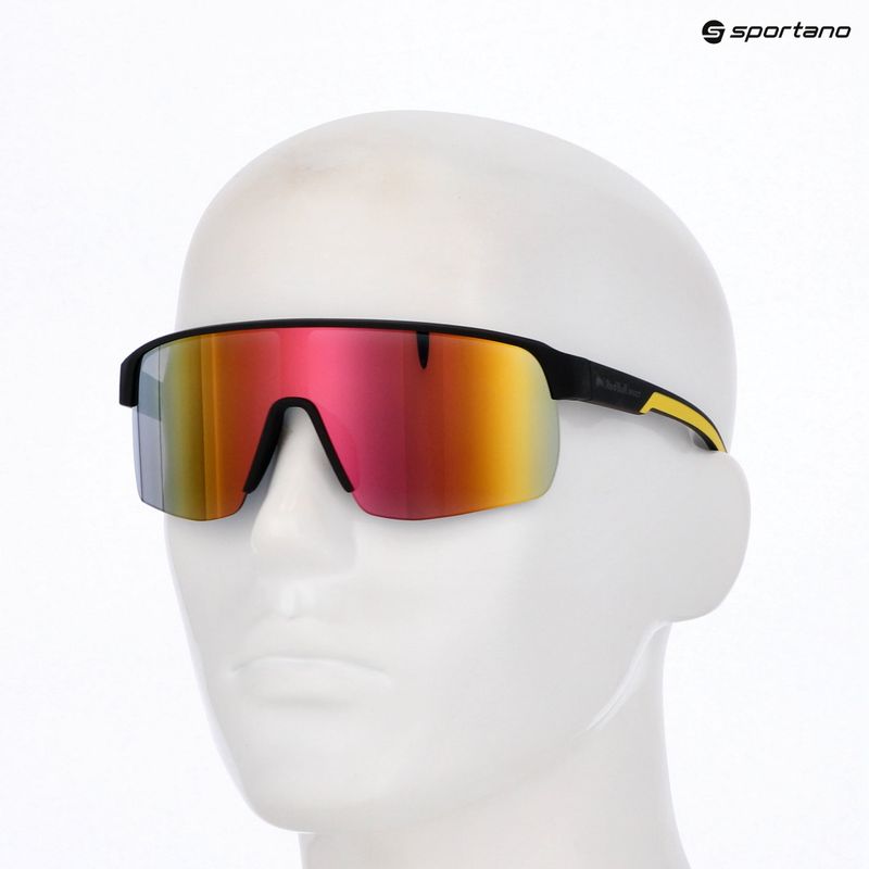 Akiniai nuo saulės Red Bull SPECT Dakota black/brown with pink yellow mirror 6