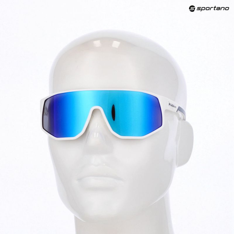 Akiniai nuo saulės Red Bull SPECT Dash white/smoke with blue mirror 6