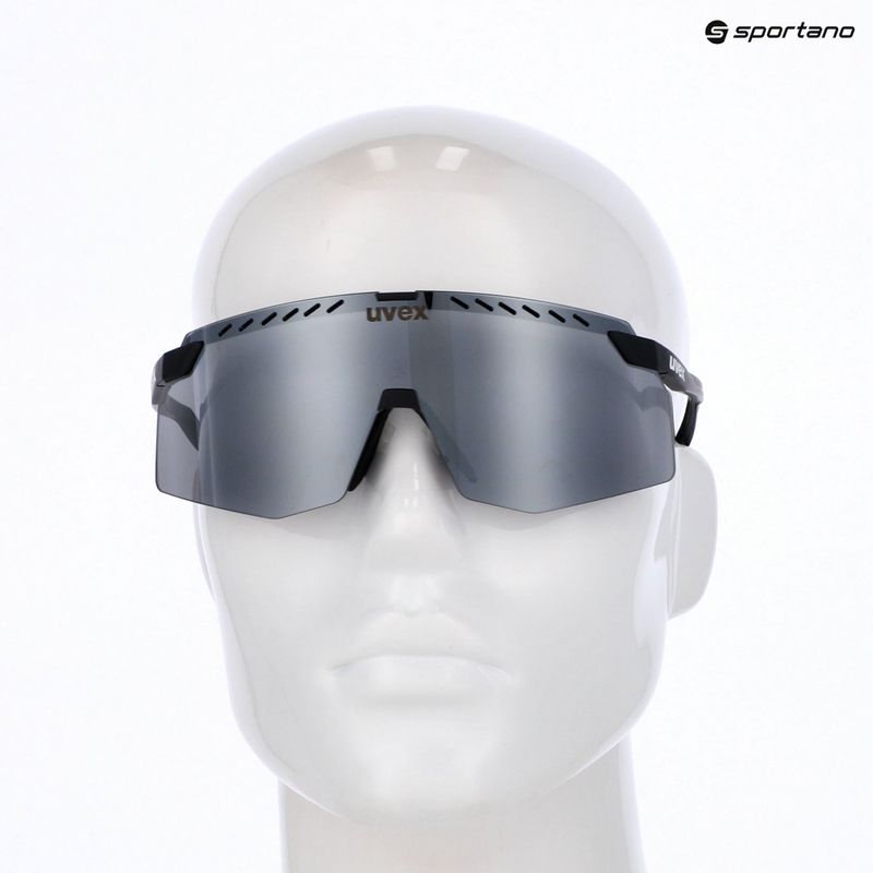 Saulės akiniai UVEX Pace Stage black matt/mirror silver 7