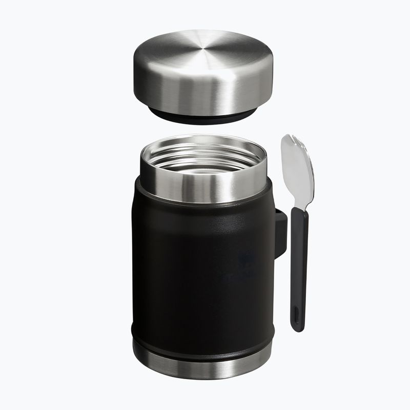 Termosas maistui Stanley Legendary Food Jar + Spork 400 ml juodas 2.0 3