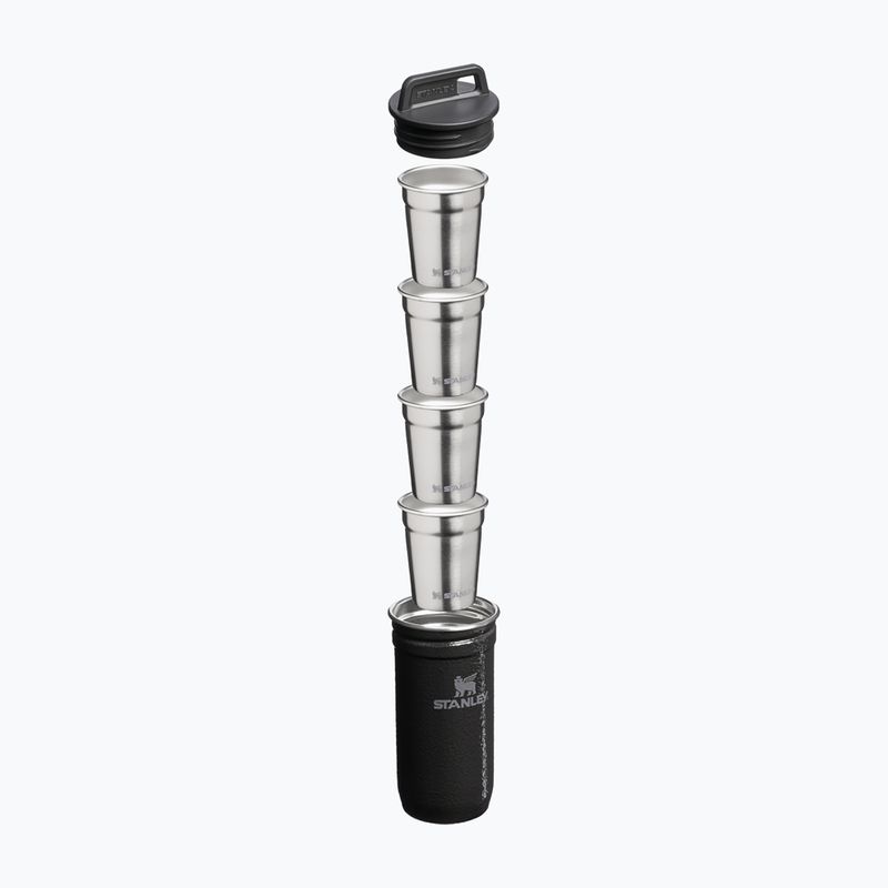 Turistinės taurės Stanley Pre-Party 60 ml 4 pack Hammertone Black 3