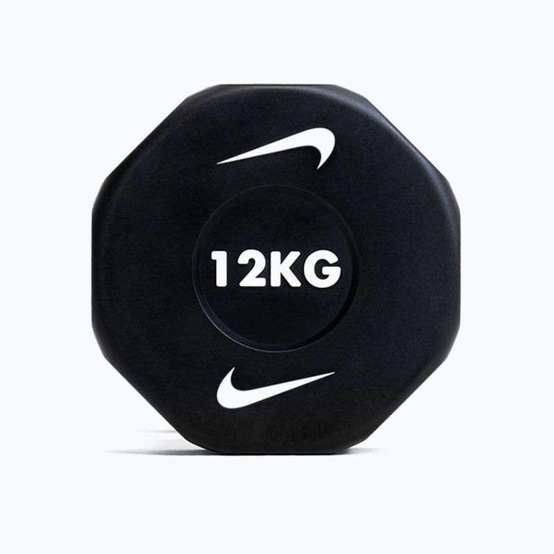Chromuota hantelė Nike Strength Pro Urethane Dumbbell 12 kg black/white 7