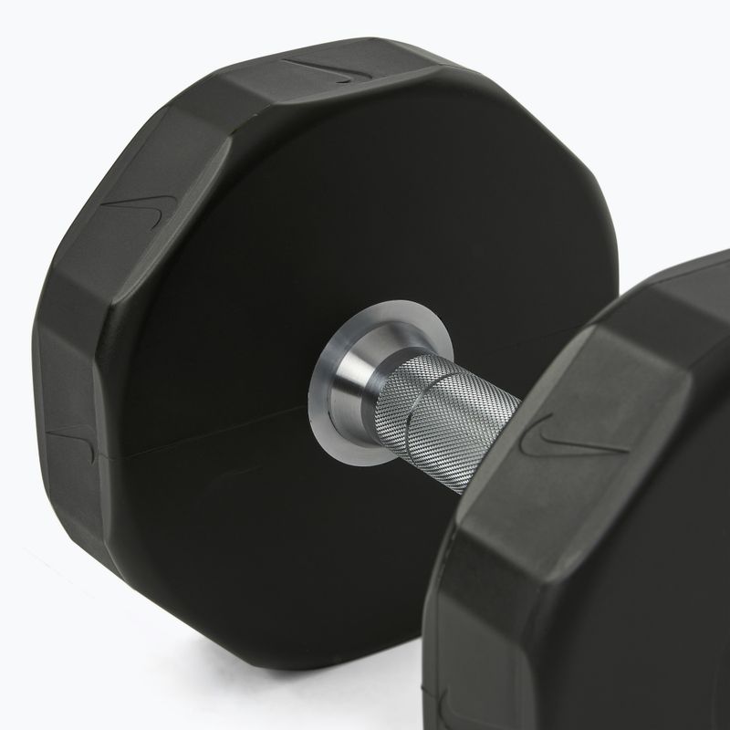 Chromuota hantelė Nike Strength Pro Urethane Dumbbell 14 kg black/white 4