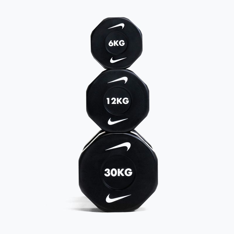 Chromuota hantelė Nike Strength Pro Urethane Dumbbell 14 kg black/white 6