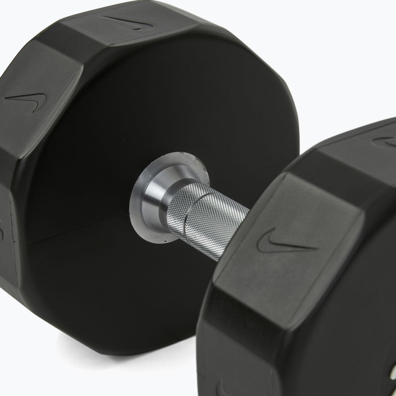 Chromuota hantelė Nike Strength Pro Urethane Dumbbell 20 kg black/white 4